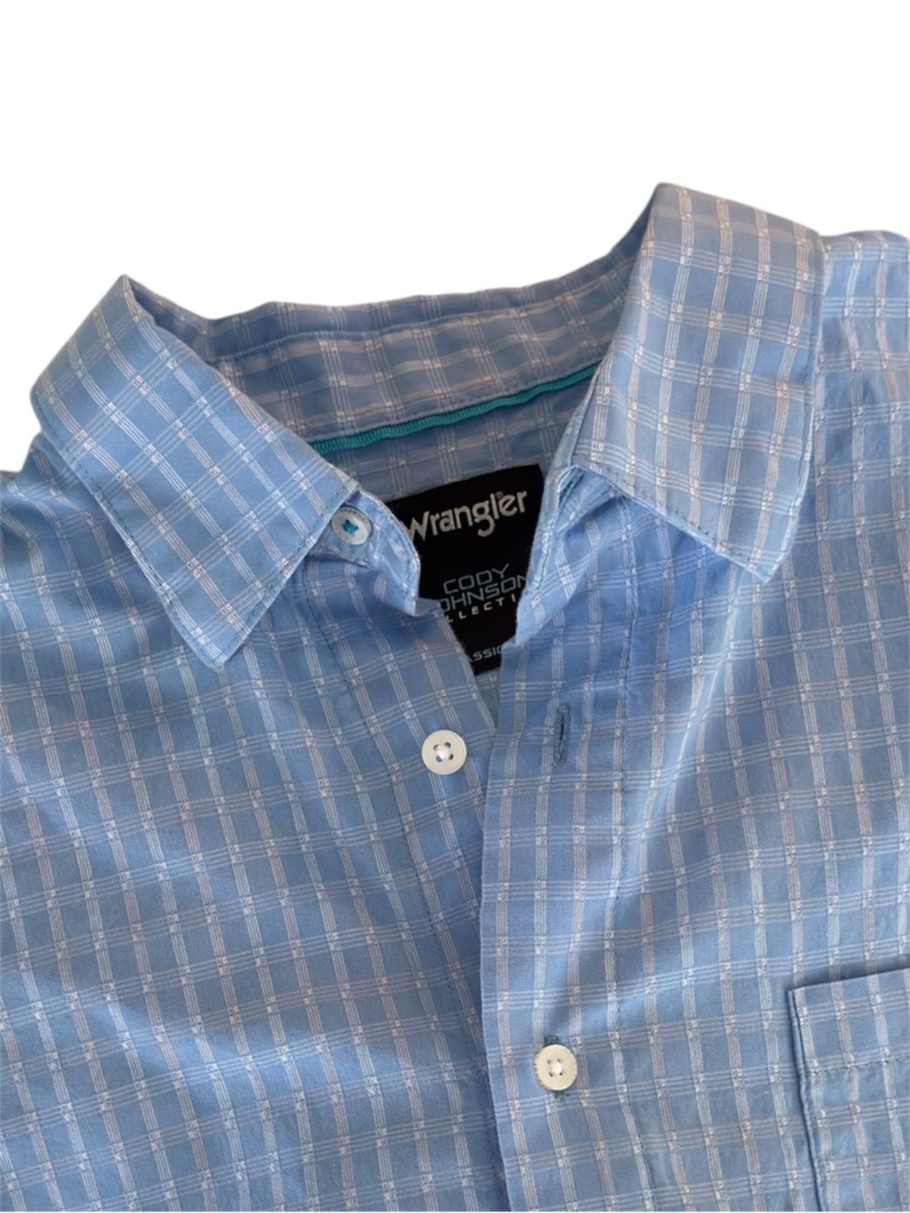 Wrangler Cody Johnson Collection Long Sleeve Western Men’s M Blue